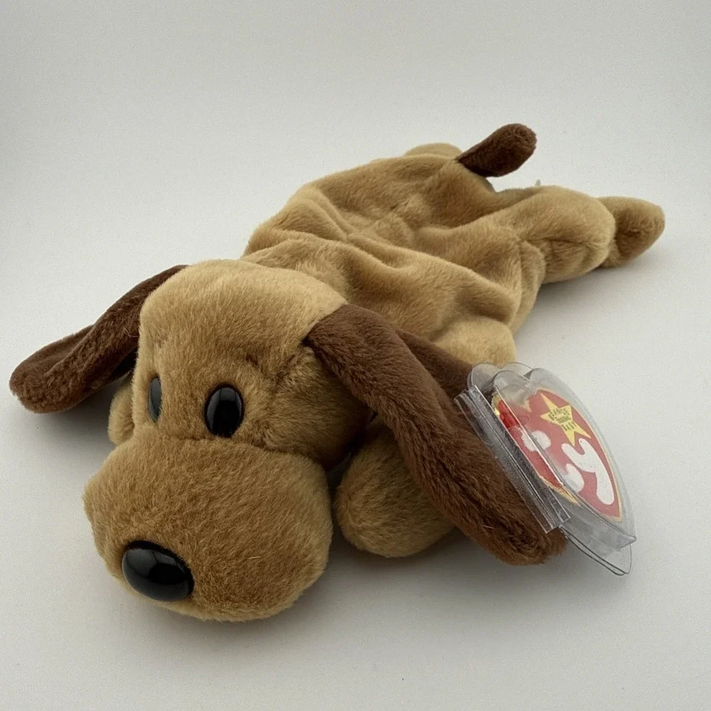 Ty Beanie Babies BONES The Dog 4th Gen Tags PVC Pellets 1-18-94‎ 1993 Style 4001